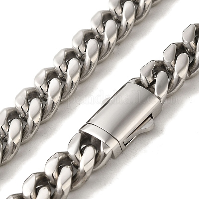 Не тускнеющие ожерелья из нержавеющей стали марки 304 NJEW-Q337-04A-P-1