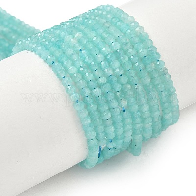 Природных амазонит бисер нитей G-E194-02B-1
