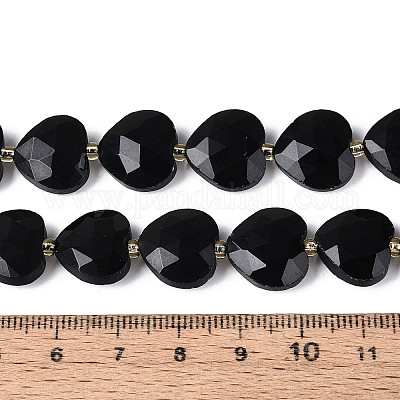 Natürlichen Obsidian Perlen Stränge&nbsp;G-P592-B06-01-1