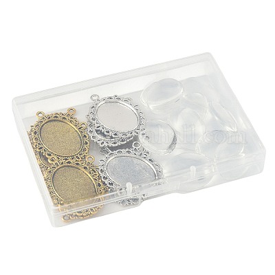 Наборы для изготовления кулонов своими руками DIY-FS0009-05-1