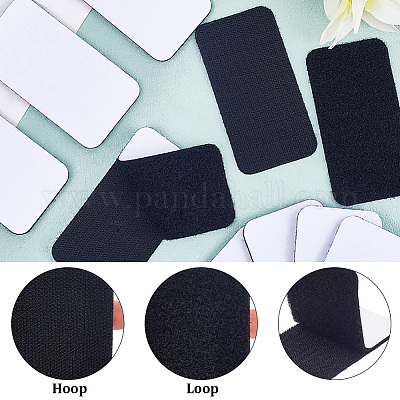 20 pz di nylon autoadesivo con nastri a strappo in poliestere&nbsp;AJEW-SP0003-22B-1