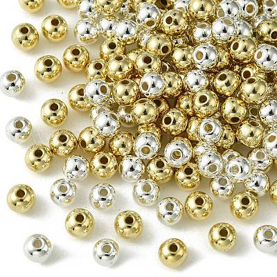 200шт 2 цвета пластиковые бусины ccb CCB-FS0001-07-1