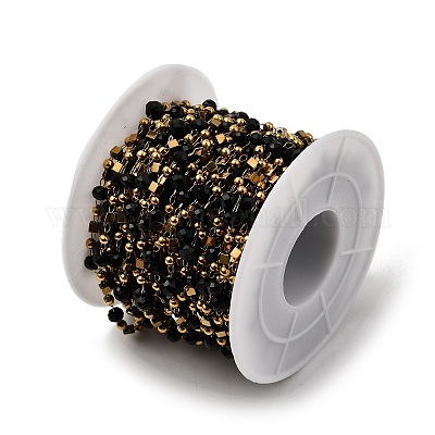 Цепи-рондели ручной работы из нержавеющей стали 304 из стекла CHS-L032-08G-02-1