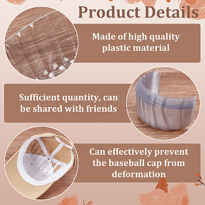 Пластиковый держатель для бейсболки DIY-WH0581-67A-1