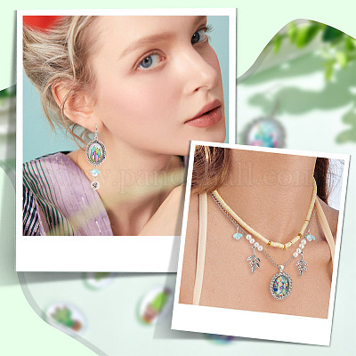 Кабошоны из стекла&nbsp;GLAA-PH0002-26A-1