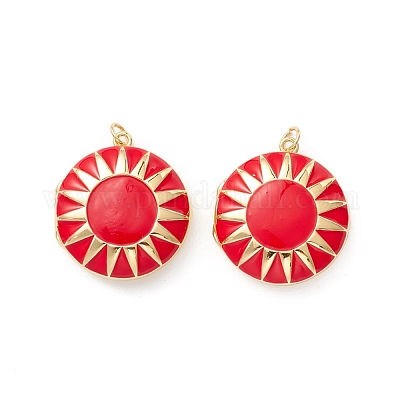 Латунные микропаве прозрачные подвески с фианитом KK-Z017-02-NR-1