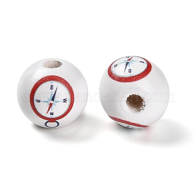 Европейский бисер из натурального дерева WOOD-S059-01E-1