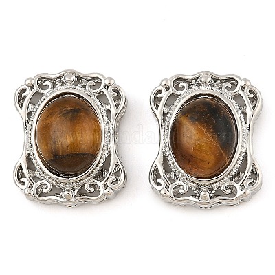 Естественные тигровые глазные многожильные звенья KK-M304-05P-02-1