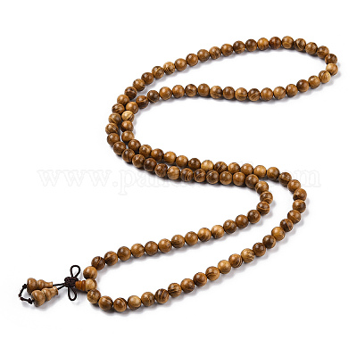 Ювелирные изделия из буддийского стиля WOOD-N010-021-1