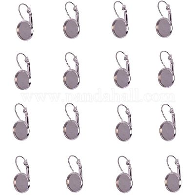 Латунная фурнитура Leverback для серег KK-PH0026-04N-NF-1