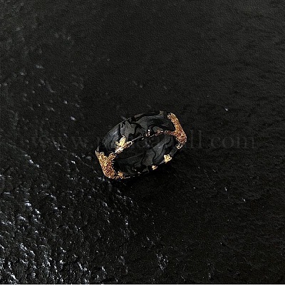 Кольца из золотой фольги и смолы WGDC7A7-03-1