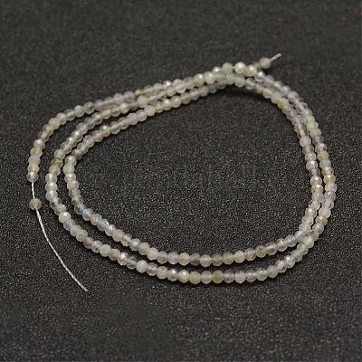 Природные лабрадорита бисер нитей G-K182-2mm-25B-1