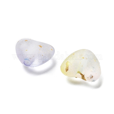 Матовые прозрачные акриловые бусины OACR-F013-01-1