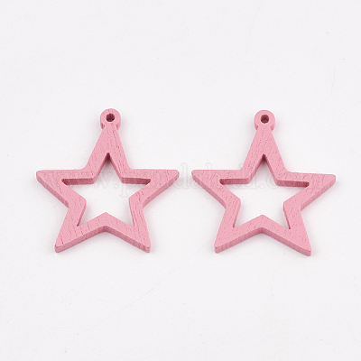 Подвески из грушевого дерева&nbsp;LS-WOOD-T010-07F-1