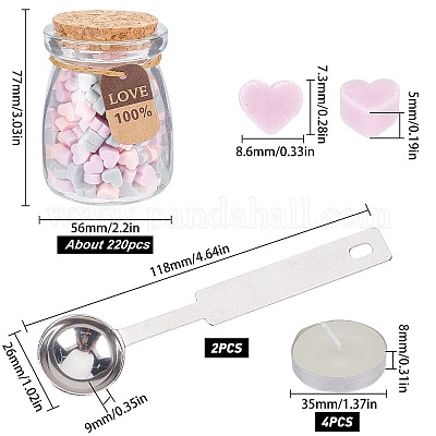 Наборы частиц сургуча для печати в стиле ретро DIY-CP0003-60M-1