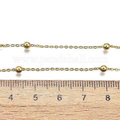 Латунные кабельные цепи ожерелья X-NJEW-I247-02G-1