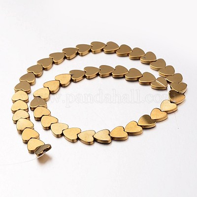 Гальванизировать немагнитных синтетический гематит нитей бисера G-F300-23E-03-1