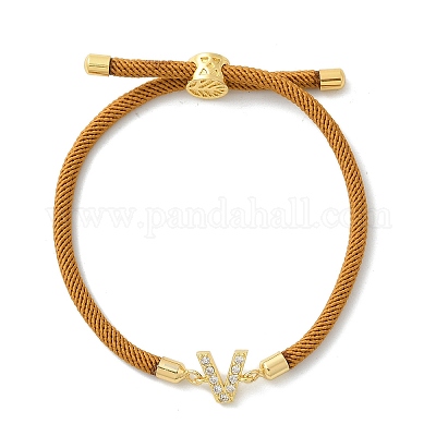 Регулируемые браслеты из нейлона X-BJEW-C096-01G-22-1