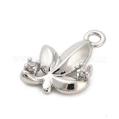 Латунные микро проложить кубического циркония подвески ZIRC-F143-01P-1