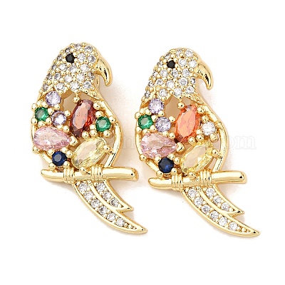 Латунные подвески из микро-паве KK-G543-04G-02-1