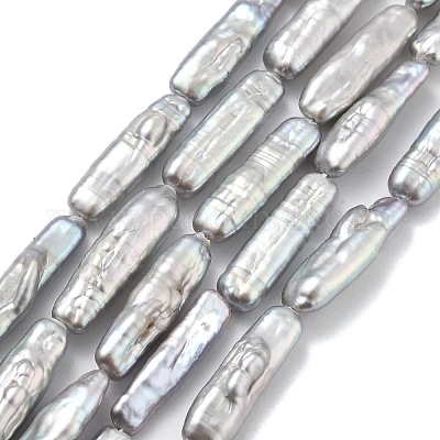 Натуральный жемчуг в стиле барокко кеши PEAR-P064-05B-03B-1