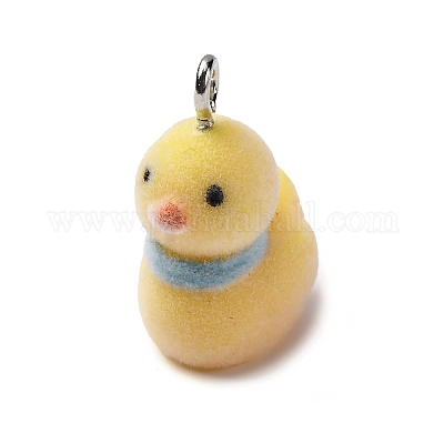 Кулоны из флокированной смолы FIND-S001-14O-1