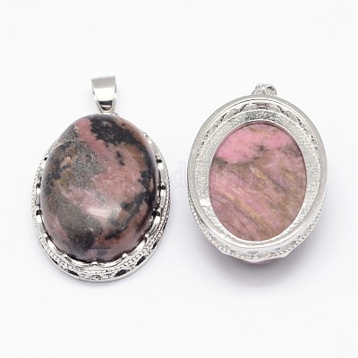 Природные подвески родонит G-D851-26-1