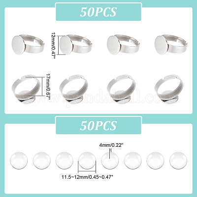 Набор для самостоятельного изготовления плоского круглого кольца-купола DIY-UN0004-51-1