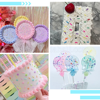 120гр 4-хцветные бусины из полимерной глины ручной работы CLAY-SC0002-10B-1