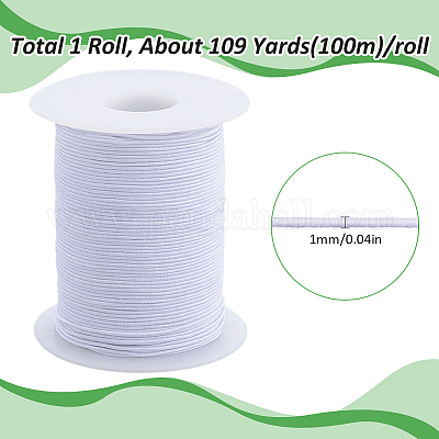 1 рулон 100м полиэстерового эластичного шнура OCOR-SC0001-10B-01-1