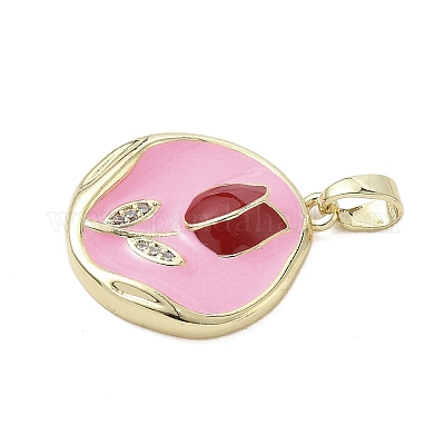 Латунные микро проложить кубического циркония подвески KK-K368-05A-01-1