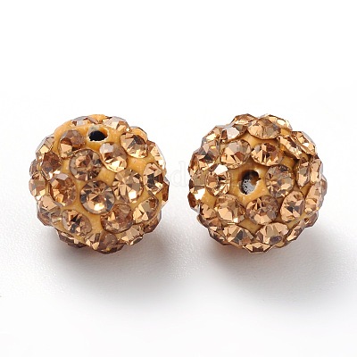 Pave disco бусины&nbsp;RB-H258-8MM-385-1