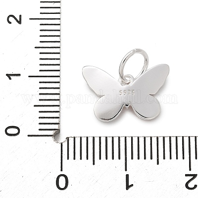 925 подвеска в виде бабочки из стерлингового серебра с эмалью&nbsp;LS-STER-D300-28P-05-1