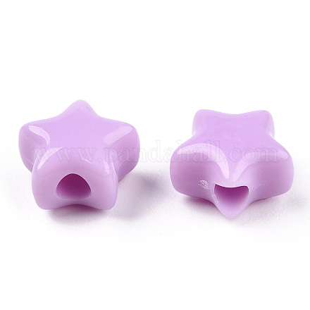 Непрозрачные акриловые бусины MACR-T047-01-08-1