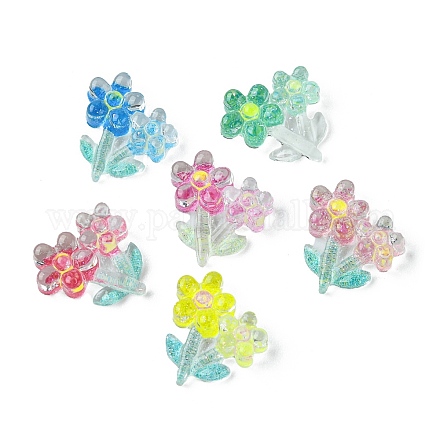 Кабошоны из полупрозрачной смолы RESI-E039-27-1