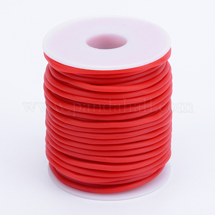 Hollow Pipe PVC Tubular Synthetic Rubber Cord RCOR-R007-3mm-14-1