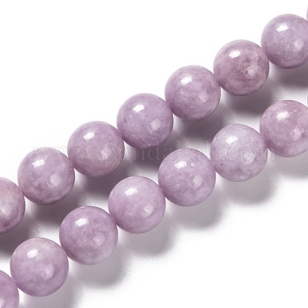 Perles naturelles de perles de lépidolite G-H247-11C-1
