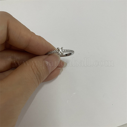 Кольца из латуни с микропаве FS-WGE303B-50-1