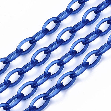 Handmade Transparent ABS Plastic Cable Chains KY-S166-001A-1