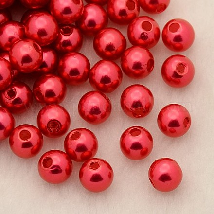 Perles acryliques de perles d'imitation PL612-13-1