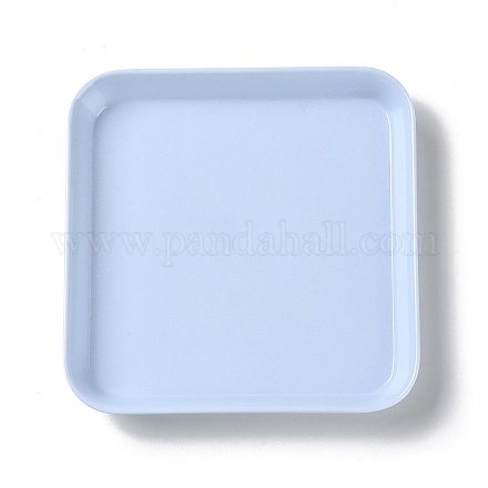 Platos de joyería de plástico cuadrados AJEW-K041-01B-1
