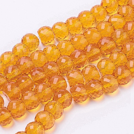 Transparent Glass Beads Strands EGLA-E045-B03-1