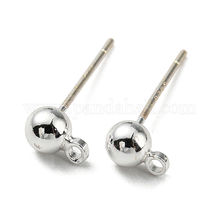 Brass Stud Earring Findings FIND-R144-13B-S-1