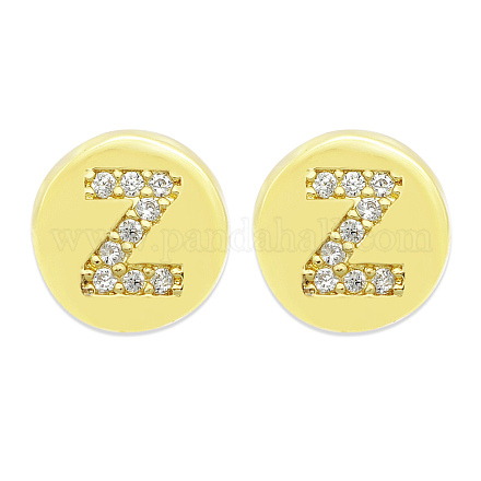 Латунные микропаве из прозрачного кубического циркония KK-T030-LA843-ZX3-1