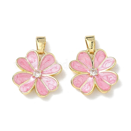 Латунь эмаль подвески&nbsp;KK-C165-03G-1