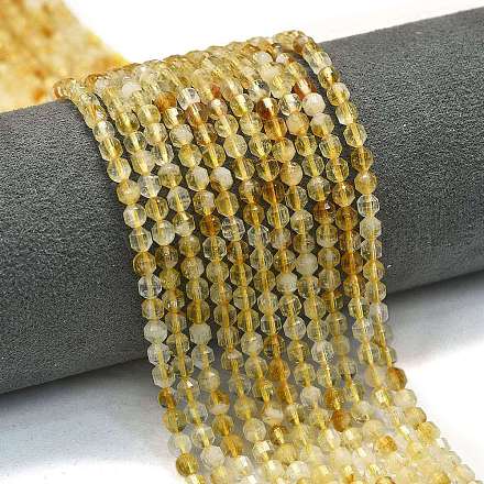 Природный цитрин бисер нитей G-A260-A13-01-1