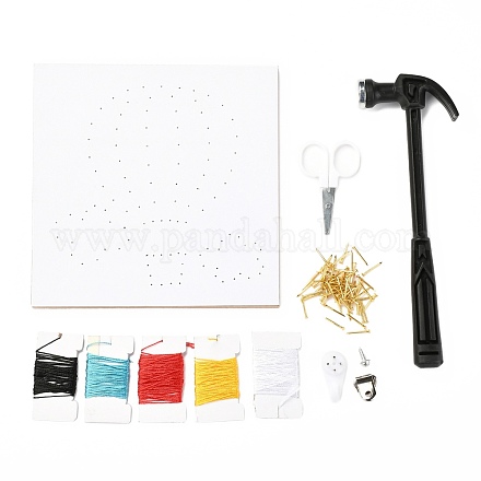Modello di mongolfiera set di kit di arte della stringa fai da te DIY-F070-01-1
