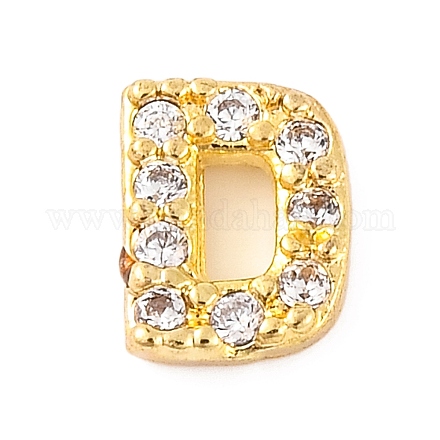 Покрытие стойки латунное микропаве кабошоны из кубического циркония KK-F874-04G-D-1