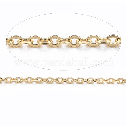 3.28 Feet Ion Plating(IP) 304 Stainless Steel Cable Chains X-CHS-H007-01G-1
