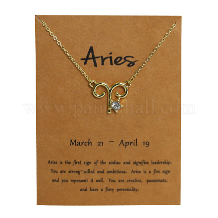 Ожерелья из сплава с кристаллами и стразами в виде созвездий для женщин WG4ACA0-01-1